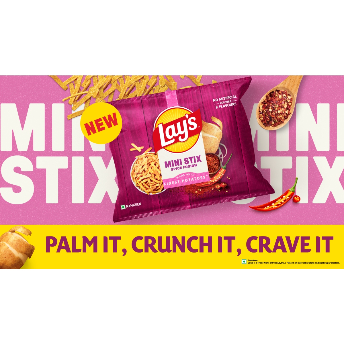 PEPSICO DRIVES SNACKING INNOVATION WITH THE LAUNCH OF LAY’S® MINI STIX
