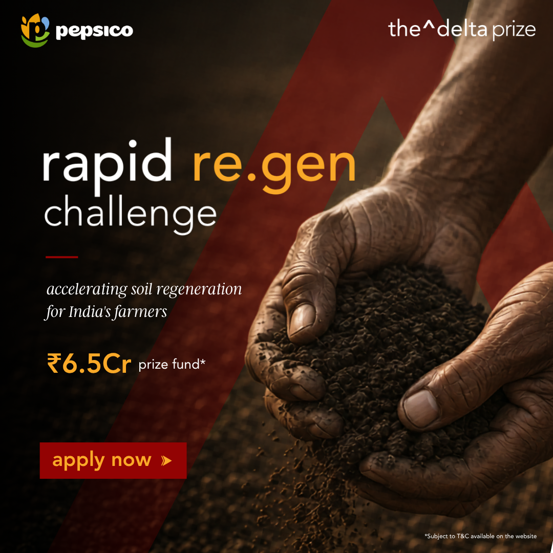 PepsiCo India and the^delta prize Launch INR 6.5 Crore rapid re.gen Challenge to Accelerate Regenerative Agriculture in India