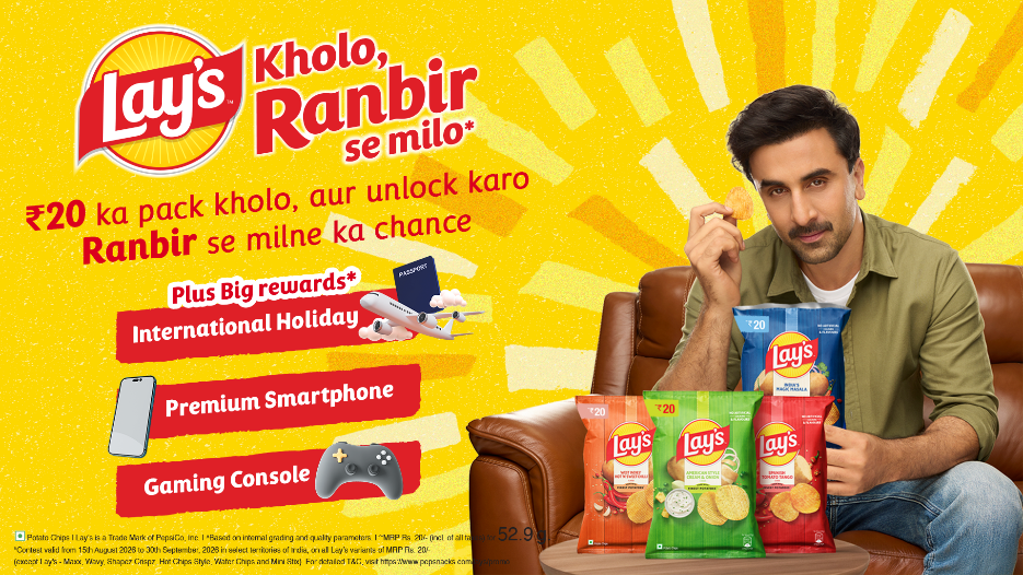 LAY’S® TURNS ITS INR 20 PACK INTO A CHANCE AT A PRICELESS FAN EXPERIENCE