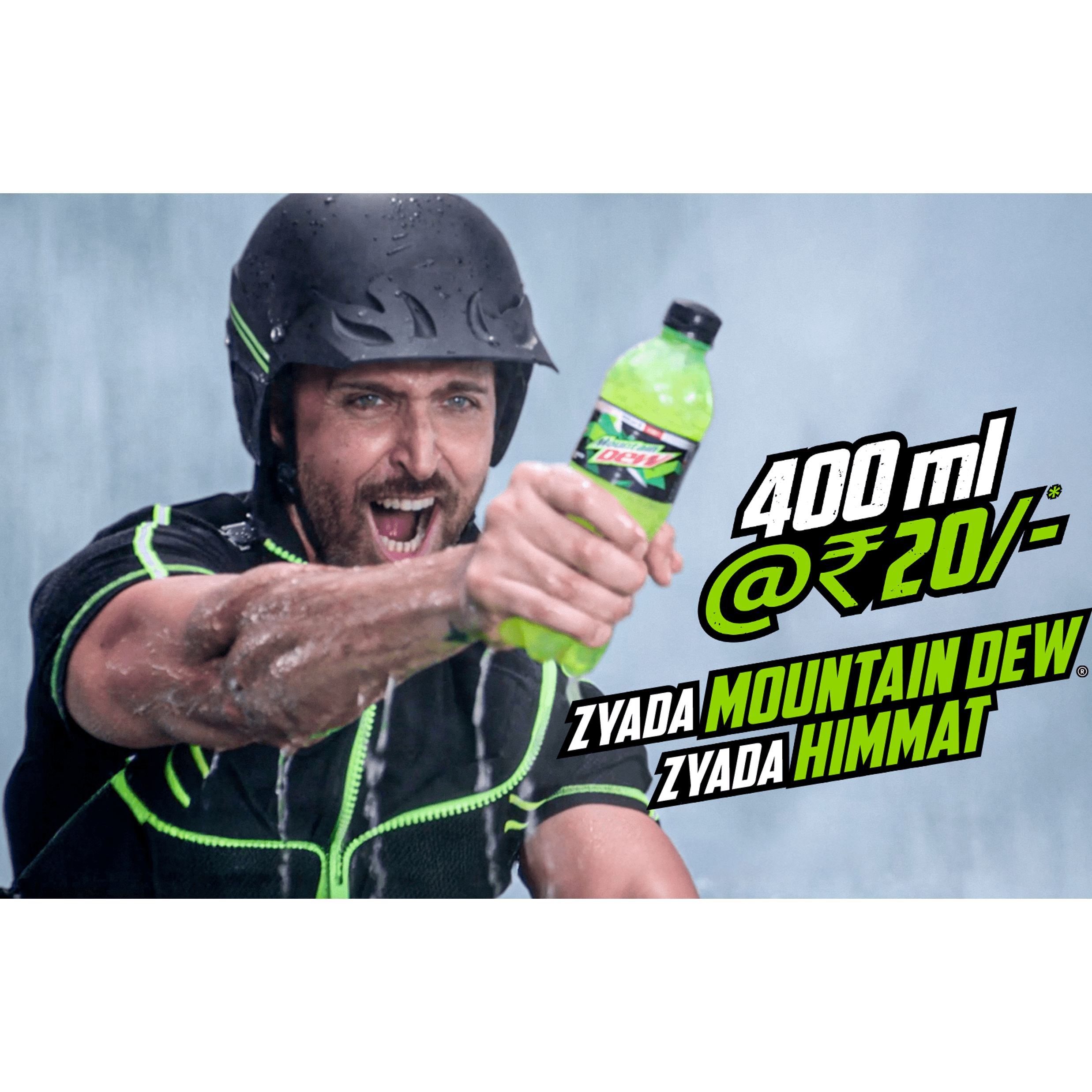 Courage Takes Center Stage As Hrithik Roshan Fronts Mountain Dew®’s New 400ml Pet Pack At ₹20