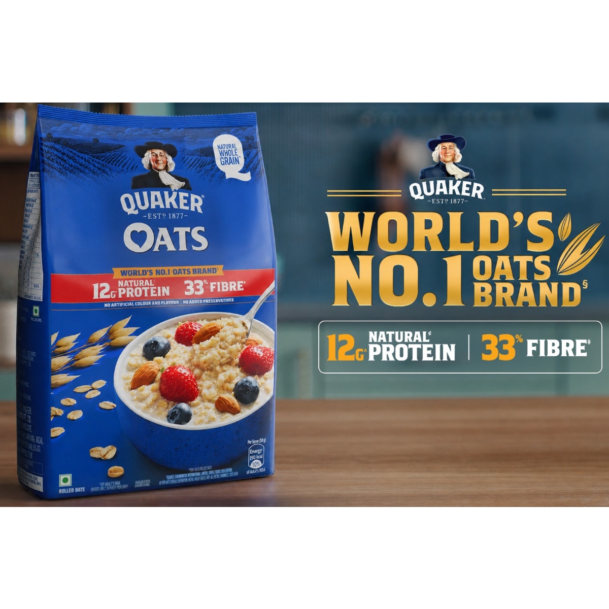 Pepsico Strengthens Nutrition Credentials With Landmark Quaker® Restage Spotlighting Protein And Fibre