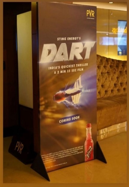 STING® ENERGY'S DART, LAUNCHED IN THEATERS: INDIA'S QUICKEST ACTION THRILLER